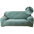 Miniatyrbillede 1 af 5: Sofabetræk, 3-personers stretch-sofabetræk, tykt sofabetræk i fløjl, let at justere, elastisk stof, beskytter til sofa