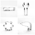 Miniatyrbillede 4 af 5: Cookie Cutter Tool 9 stykke omelet bageforme sæt rustfrit stål,