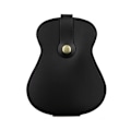 Miniatyrbild 1 av 3: 【XiYa butik】Läderfodral för plektrum, handgjord PU-läderhållare för plektrum med 18 fack för gitarrplektrum Black