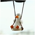 Miniatyrbillede 2 af 5: Swinging Duck Car Hanging Ornament, Cute Swing Duck On Car Mirror Pendant