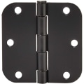 Pikkukuva 1 / 5: 3,5" x 3,5" pyöreät oven saranat, 10 kpl, mattamusta