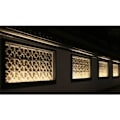Pikkukuva 5 / 5: LED-linjavalo ulkohotellirakennuksen ääriviivavalaistusprojekti pesurin seinävalo vedenpitävä DMX512 ulkoinen ohjaus 12W