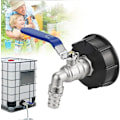 Miniatyrbillede 1 af 5: Ibc Dræntank Adapter S60x6 3/4&#39;&#39; Tapventil Ibc Tankhaneadapter Tankadapter Vandtankadapter Kugleventil