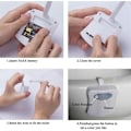 Miniatyrbillede 5 af 5: Toiletlys LED natlys Bevægelsesdetektor belysning LED toiletlys til badeværelse/badeværelse/toilet/skab/vask/kop hav