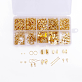 Miniatyrbillede 1 af 4: DIY Øreringe Tilbehør Ørering Materiale Perler Materiale Pakke Håndlavede smykker Tilbehør -Guld