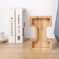 Miniatyrbillede 2 af 5: Personlig sparegris i træ, en perfekt unik gave, dekoration, minde eller sparegris (I, 11,6*2,8*18cm),