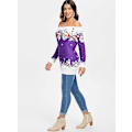 Pikkukuva 3 / 5: Pitkähihainen Santa One Olkapaita, violetti, koko XL