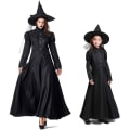 Pikkukuva 1 / 4: Wizard of Oz -asu, cosplay-noitan musta mekko Kids XL