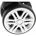 Miniatyrbillede 4 af 5: Kartokner 2 Stk Dobbelt Rulleje Hjul Trolly Kuffert Hjul 360 Swivel Reparations-Part