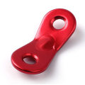 Miniatyrbild 1 av 5: Repsträckare Aluminiumlegering Camping Spännare Krok Slitstark halkfri repjustering för tältpresenning Vandring Camping, 4 st, röd，