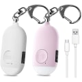Pikkukuva 1 / 5: 130 Db Personal Emergency Alarm.ladattava turvahälytin LED taskulampulla