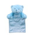 Miniatyrbild 1 av 3: Talande Näsduk Bear Plyschleksak light blue