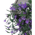 Miniatyrbillede 5 af 5: 2 stk lilla kunstig blomst blomstervin indendørs og udendørs boligdekoration kunstig blomst til vægdekoration
