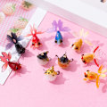 Miniatyrbild 2 av 8: Lyx Resin e Goldfish Charms hängsmycke för örhänge halsband DIY A7