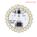 Miniatyrbild 1 av 8: LED-lampa Patch Lamp SMD Plate Circular Module Light Source Plat 12w warm white