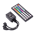 Miniatyrbild 5 av 8: DC12V 44 Keys Music IR Controller Fjärrkontroll För RGB LED Strip musik