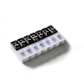 Miniatyrbild 1 av 8: 7 dagar veckovis case 14grids medicin tablett dispenserorgan White+Black
