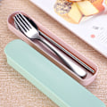 Miniatyrbild 7 av 8: Portable Outdoor Travel Lery Case Box Bordsstickor Spoon St Light pink