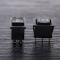 Miniatyrbild 2 av 8: KCD2 Mini Svart 6PIN På/Av/På vippbrytare Båtvippbrytare Black