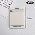 Miniatyrbild 1 av 7: 50 ark Transparent Grid Sticky Notes Vattentät självhäftande 1