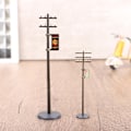 Miniatyrbild 5 av 8: 1:42/1:87/1:100 Electric Line Pole Model for Train Microlandsca A1