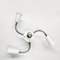 Miniatyrbild 5 av 8: Justerbar White E27 Base Light Socket Splitter LED-lampor Holde C