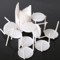 Miniatyrbild 8 av 8: 100 Styck Pizza Saver Stand Vit Plast Stativ Stack Fästställ
