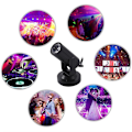 Miniatyrbild 4 av 8: RGBW 1W LED-scenbelysning Spin Pinspot Light Beam Spotlight Pa Multicolor