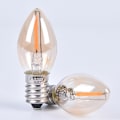 Miniatyrbild 8 av 8: E14/E12 C7 Led Lampa 0,5W LED Lampa LED Filament Ljuskrona E14