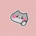 Miniatyrbild 6 av 8: 45st Cat Stickers för flaskor Bärbar telefon DIY Dagbok Scrapbook