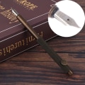 Miniatyrbild 1 av 8: Lyx Mässing Reservoarpenna EF/F/Böjd Spets Business Office Schoo 1.0mm