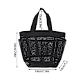 Miniatyrbild 7 av 8: Portabel Mesh Dusch Caddy Tote Strandväska Reseförvaring Toalett