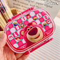 Miniatyrbild 1 av 8: Lunchbox Barns tecknade Bento Box Mikrovågssnack Innehåll Rose Red A