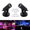 Miniatyrbild 3 av 8: RGBW 1W LED-scenbelysning Spin Pinspot Light Beam Spotlight Pa Multicolor