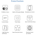 Miniatyrbild 7 av 8: DC5V 12V 24V LED Strip Bluetooth WIFI RGB RGBW Android IOS APP 2(RGBW)