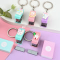 Miniatyrbild 6 av 8: 1Set Mini aron Color Metal Häftapparat Set med häftklamrar också 5
