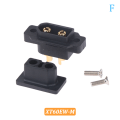 Miniatyrbild 1 av 8: Monterbar kontakt XT60E XT90E EC5E EC8E med cover Hög ström XT F