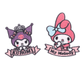 Miniatyrbild 8 av 8: 1st Sanrio Kuromi Cinnamoroll Anime smältbara lappar på kläder A