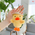 Miniatyrbild 6 av 7: Duck Chicken Kawaii Plushie Nyckelring Berlocker för ryggsäckar Mjuk A1