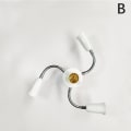 Miniatyrbild 8 av 8: Justerbar White E27 Base Light Socket Splitter LED-lampor Holde C