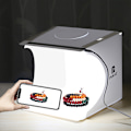 Miniatyrbild 3 av 8: Mini Folding Photography Studio Soft Box 2LED Lightbox Backgrou