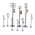 Miniatyrbild 6 av 8: 1:42/1:87/1:100 Electric Line Pole Model for Train Microlandsca A1