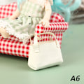 Miniatyrbild 1 av 8: 1Pc e Miniatyr dockväska Leksaker för 1/6 BJD 30cm dockhus A A6