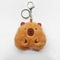 Miniatyrbild 8 av 8: Squeak Capybara Nyckelring Marsvin Plyschleksakshängande Ryggsäck A