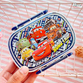 Miniatyrbild 1 av 8: Lunchbox Barns tecknade Bento Box Mikrovågssnack Innehåll Blue