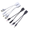 Miniatyrbild 8 av 8: 1Par POE-kabel Passiv Power Over Ethernet-adapterkabel POE S White