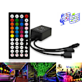 Miniatyrbild 2 av 8: DC12V 44 Keys Music IR Controller Fjärrkontroll För RGB LED Strip musik