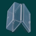 Miniatyrbild 6 av 8: Transparent förvaringslåda i plast Kvadratisk småföremål Case