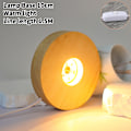 Miniatyrbild 8 av 8: 10cm Träljusbas Trä LED-ljus Roterande Display Stativ La 10cm 3 Color light1M
