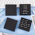 Miniatyrbild 1 av 8: 50 ark 76*76 cm Svart färg Sticky Notes Självhäftande Memo P